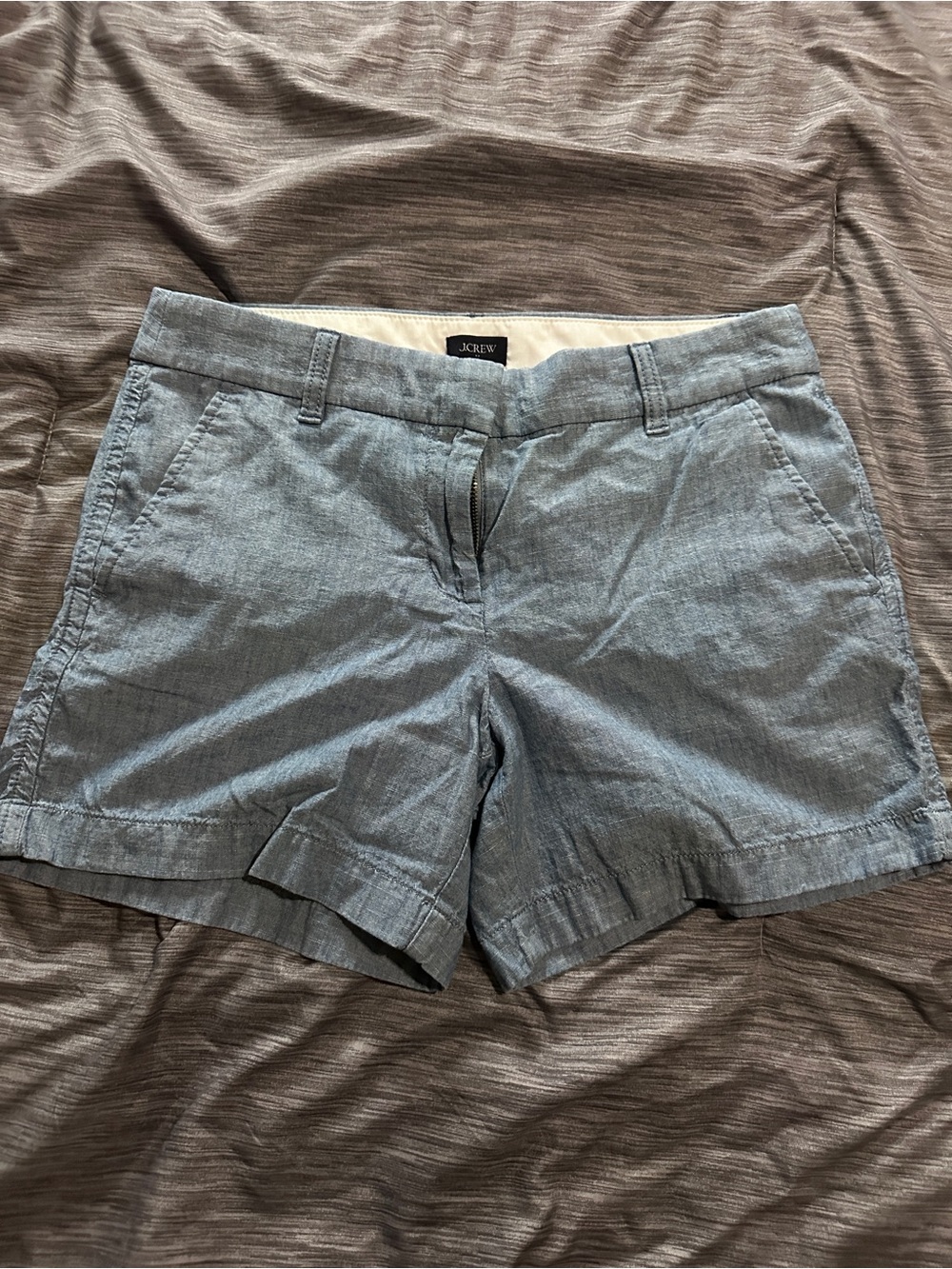 J. Crew Light Blue Linen-Blend Women's Shorts